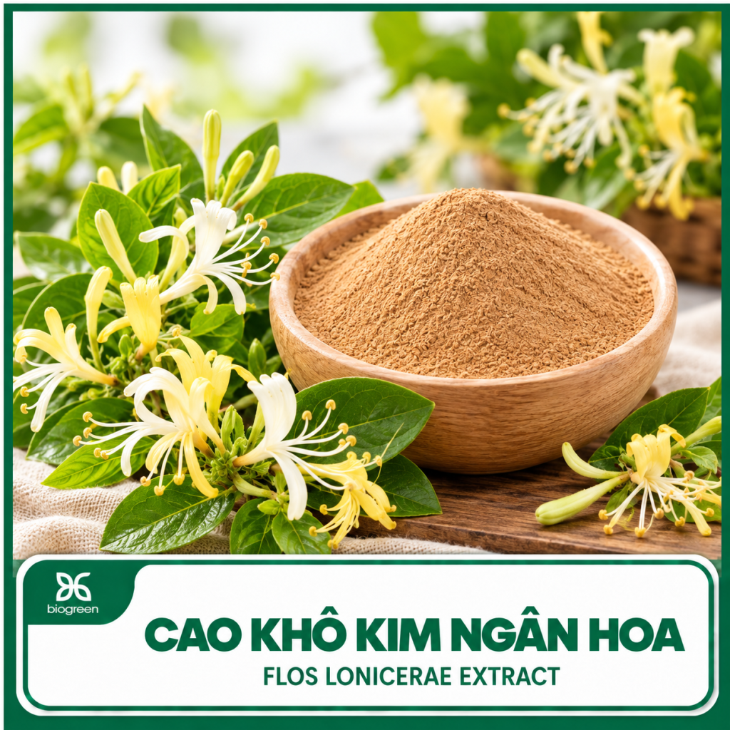 Cao khô Kim ngân hoa
