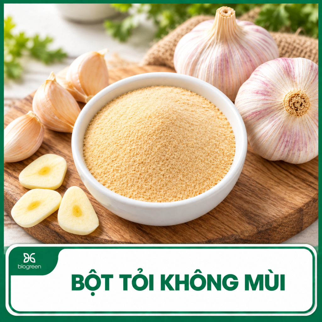 Bột tỏi không mùi